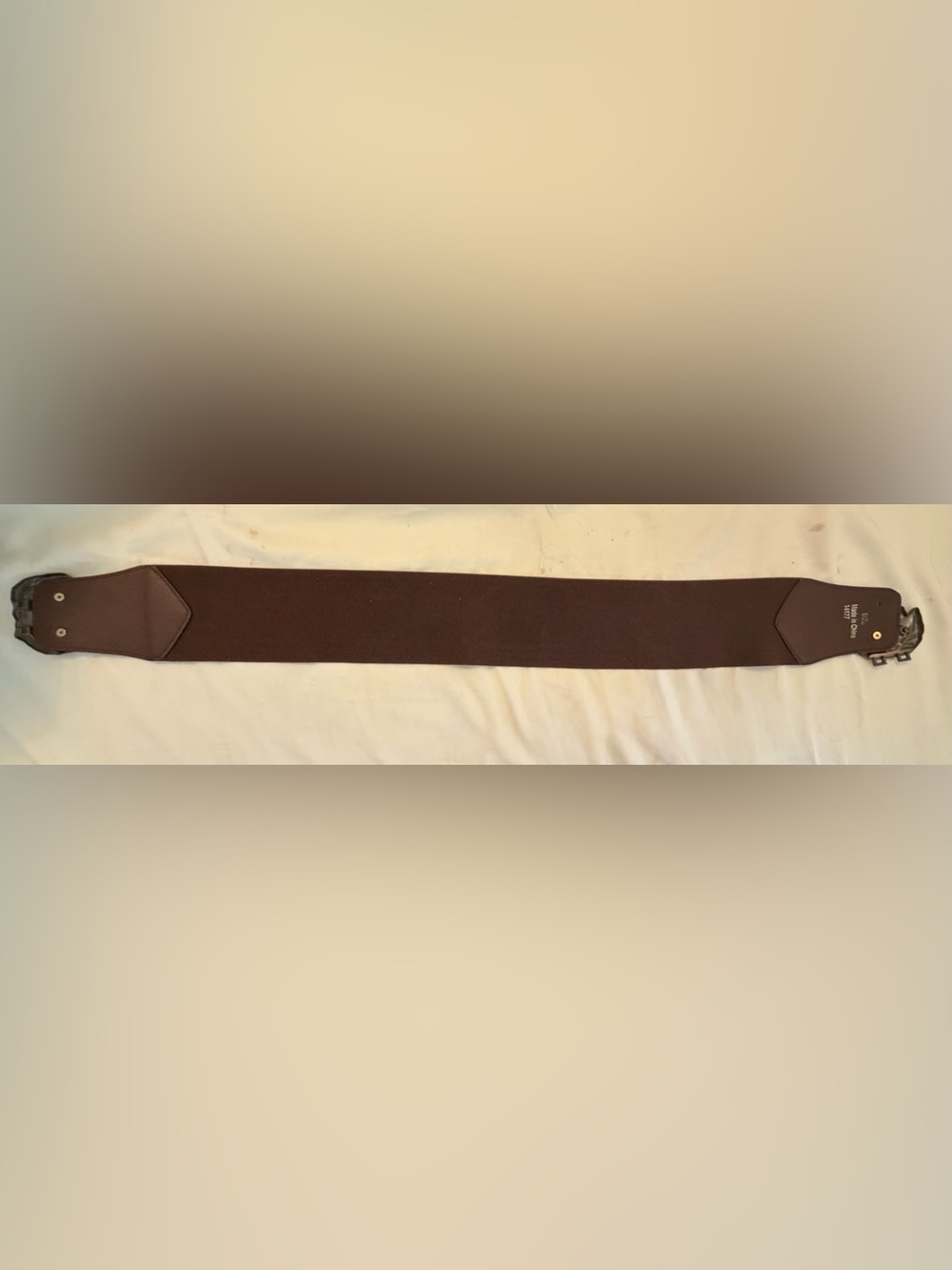 Wide Dark Brown Belt